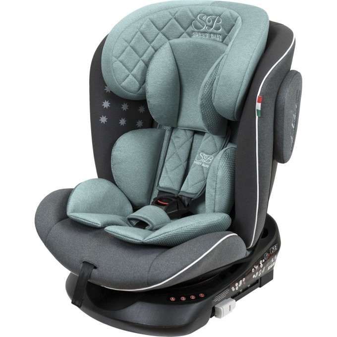 Автокресло группа 0123 (0-36) SWEET BABY CROSSTOUR 360 SPS ISOFIX Grey/Turquoise 426817 Автокресло группа 0123 (0-36) SWEET BABY CROSSTOUR 360 SPS ISOFIX Grey/Turquoise 426817