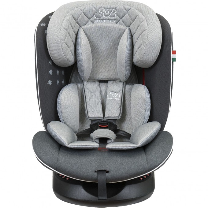 Автокресло группа 0123 (0-36) SWEET BABY FORTUNA 360 SPS ISOFIX Grey 427027 Автокресло группа 0123 (0-36) SWEET BABY FORTUNA 360 SPS ISOFIX Grey 427027