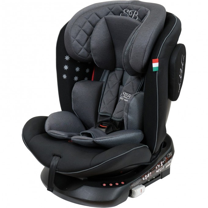 Автокресло группа 0123 (0-36) SWEET BABY FORTUNA 360 SPS ISOFIX Grey/Black 427026 Автокресло группа 0123 (0-36) SWEET BABY FORTUNA 360 SPS ISOFIX Grey/Black 427026