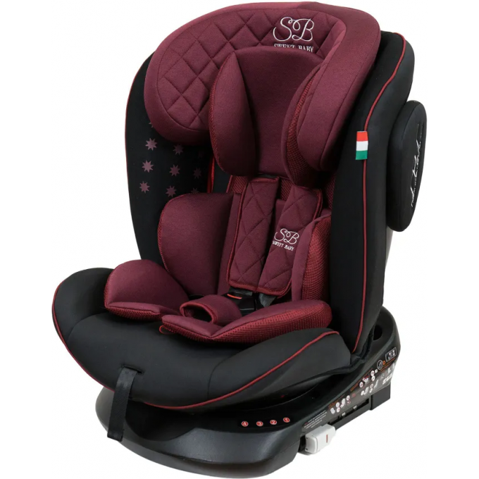 Автокресло группа 0123 (0-36) SWEET BABY FORTUNA 360 SPS ISOFIX Wine/Black 427028 Автокресло группа 0123 (0-36) SWEET BABY FORTUNA 360 SPS ISOFIX Wine/Black 427028