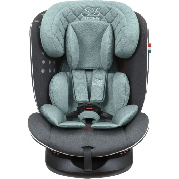 Автокресло поворотное группа 0123 (0-36) SWEET BABY RANGER 360 ISOFIX Black/Green 426724 Автокресло поворотное группа 0123 (0-36) SWEET BABY RANGER 360 ISOFIX Black/Green 426724
