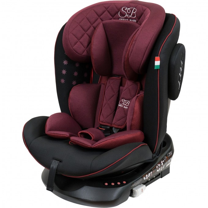 Автокресло поворотное группа 0123 (0-36) SWEET BABY RANGER 360 ISOFIX Burgundy 426950 Автокресло поворотное группа 0123 (0-36) SWEET BABY RANGER 360 ISOFIX Burgundy 426950