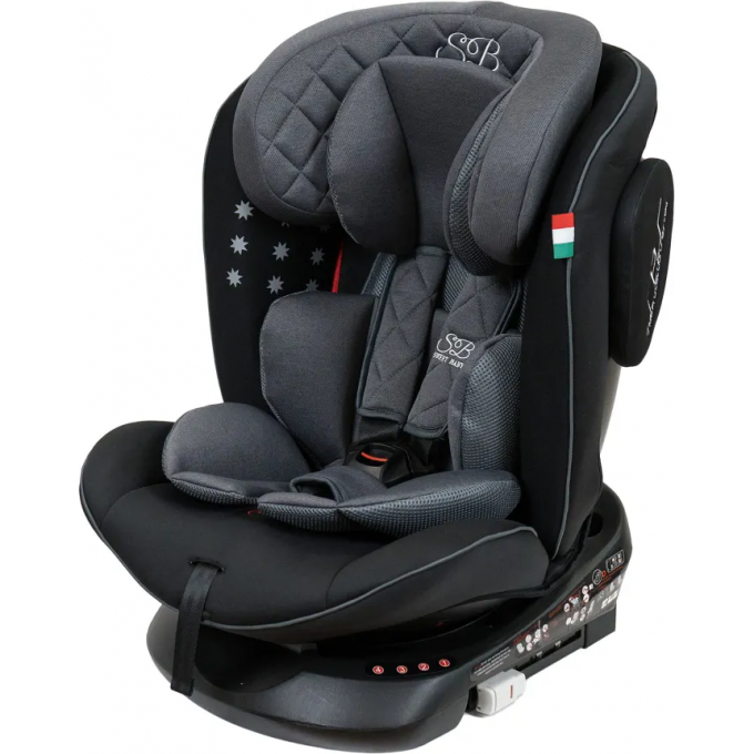 Автокресло поворотное группа 0123 (0-36) SWEET BABY RANGER 360 ISOFIX Pirate Black 426949 Автокресло поворотное группа 0123 (0-36) SWEET BABY RANGER 360 ISOFIX Pirate Black 426949