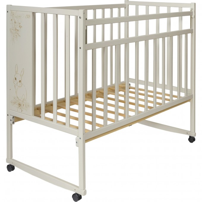 Детская кроватка SWEET BABY MINI MIO Avorio (слоновая кость) колесо-качалка 426689 Детская кроватка SWEET BABY MINI MIO Avorio (слоновая кость) колесо-качалка 426689