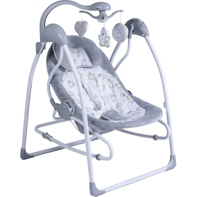 Электрокачели 2в1 SWEET BABY PURE PINGUINO Grigio 426856 Электрокачели 2в1 SWEET BABY PURE PINGUINO Grigio 426856