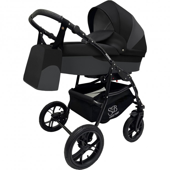 Коляска 2в1 SWEET BABY MIMMI Black 426895 Коляска 2в1 SWEET BABY MIMMI Black 426895
