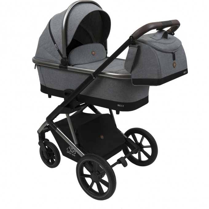Коляска 2в1 SWEET BABY RICCI City Grey 426671 Коляска 2в1 SWEET BABY RICCI City Grey 426671