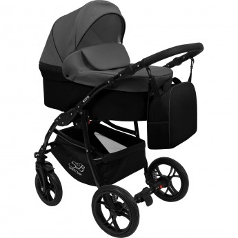 Коляска 2в1 SWEET BABY VITA Grey/Black