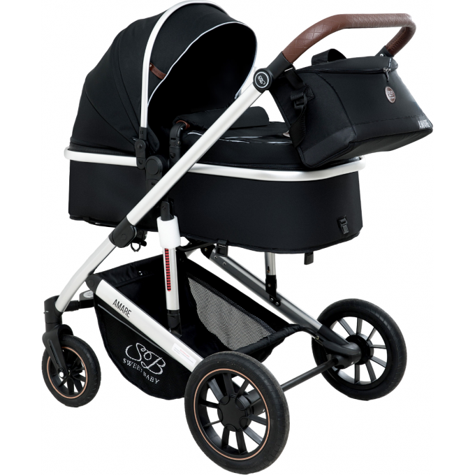 Коляска SWEET BABY AMARE 3в1 Black 426823 Коляска SWEET BABY AMARE 3в1 Black 426823