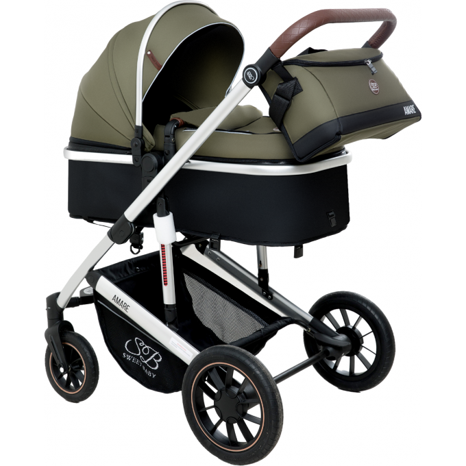 Коляска SWEET BABY AMARE 3в1 Olive 426825 Коляска SWEET BABY AMARE 3в1 Olive 426825