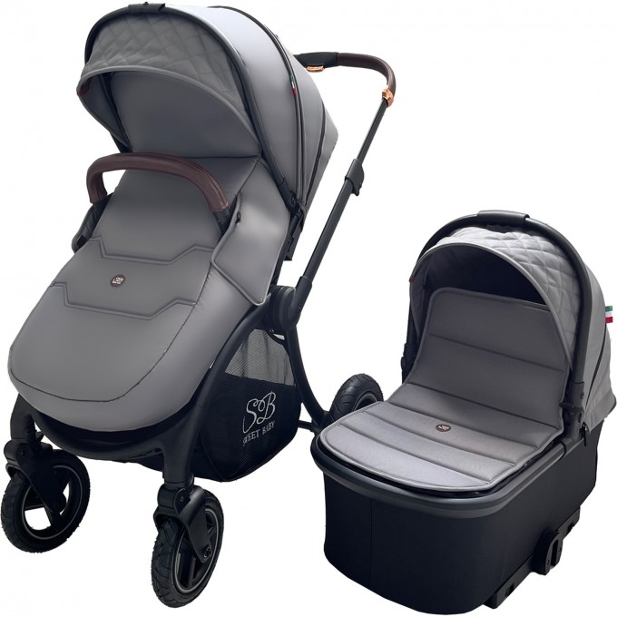 Коляска SWEET BABY CUPOLA 3в1 Gray 426814 Коляска SWEET BABY CUPOLA 3в1 Gray 426814
