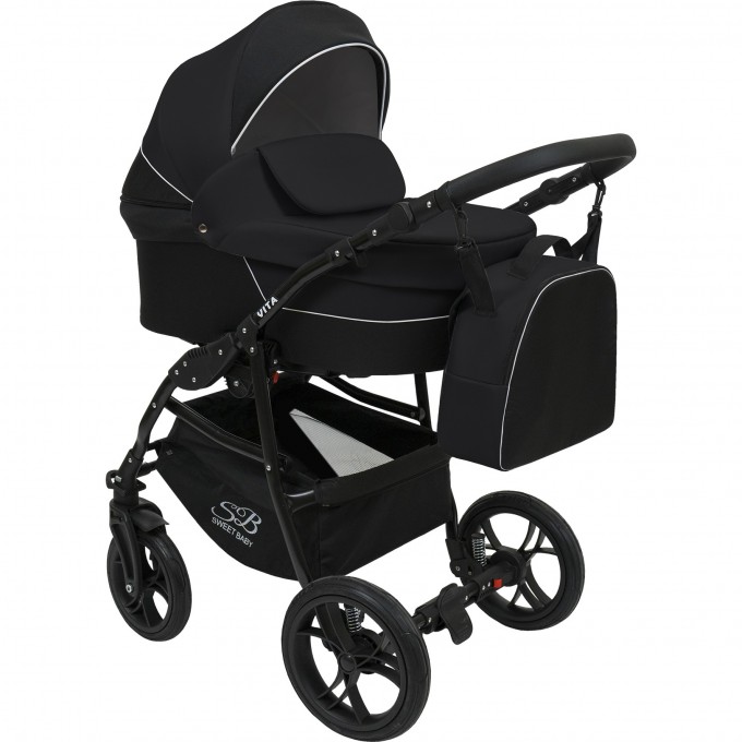 Коляска SWEET BABY VITA 3в1 Black 426830 Коляска SWEET BABY VITA 3в1 Black 426830