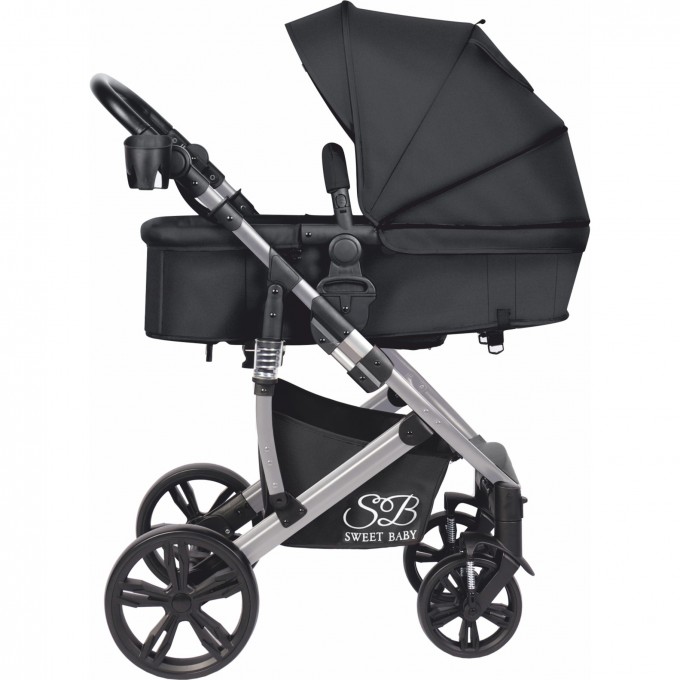 Коляска-трансформер 2в1 SWEET BABY COMFORT Black 426908 Коляска-трансформер 2в1 SWEET BABY COMFORT Black 426908