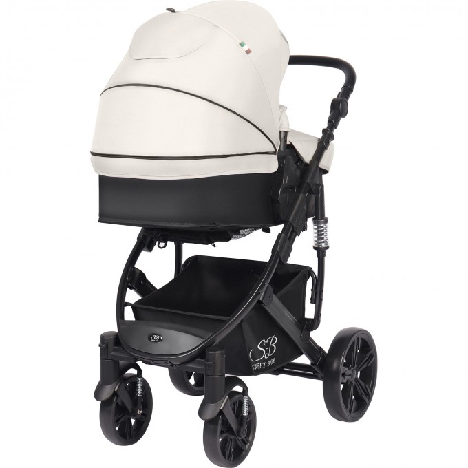 Коляска-трансформер 2в1 SWEET BABY COMFORT Black Beige 426961 Коляска-трансформер 2в1 SWEET BABY COMFORT Black Beige 426961