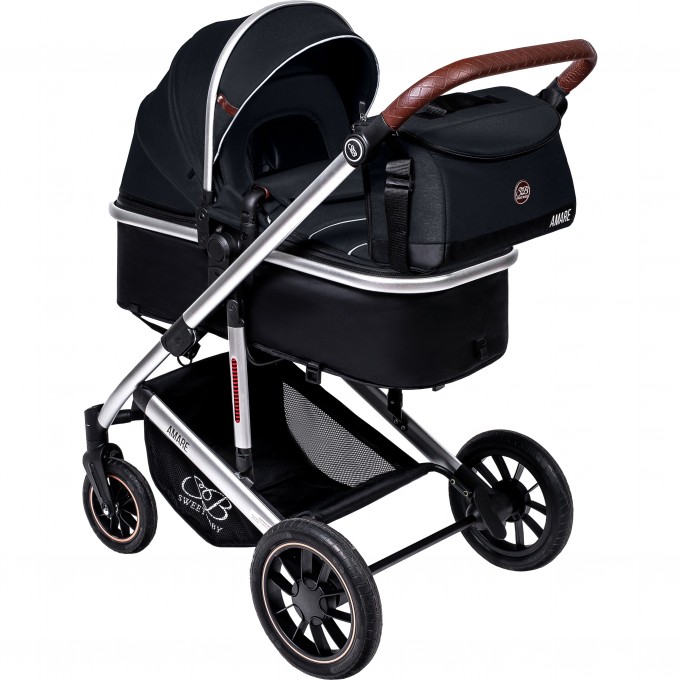 Коляска-трансформер SWEET BABY AMARE Black 426736 Коляска-трансформер SWEET BABY AMARE Black 426736