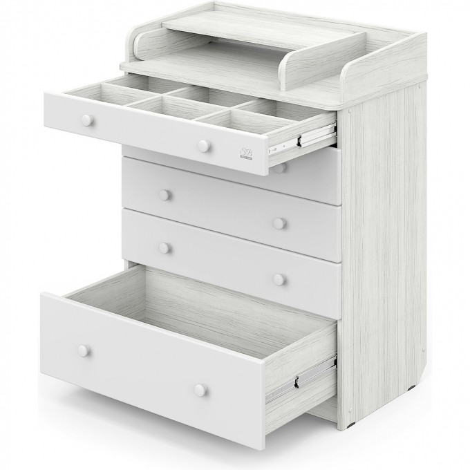 Комод SWEET BABY MARSALA Albero Bianco/Bianco 426769 Комод SWEET BABY MARSALA Albero Bianco/Bianco 426769