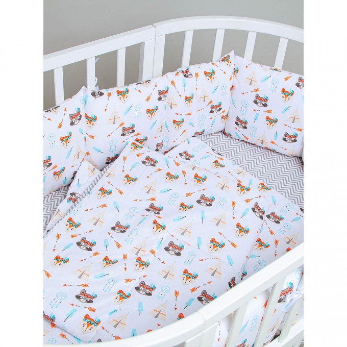 Комплект постельного белья SWEET BABY ДРУЖНЫЕ ИНДЕЙЦЫ 4 предмета 426598 Комплект постельного белья SWEET BABY ДРУЖНЫЕ ИНДЕЙЦЫ 4 предмета 426598