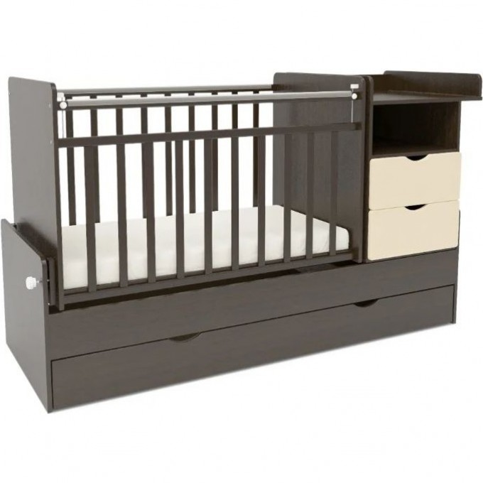 Кровать-трансформер SWEET BABY VALENTINO Wenge Avorio (венге+слоновая кость) 2 коробки 378179 Кровать-трансформер SWEET BABY VALENTINO Wenge Avorio (венге+слоновая кость) 2 коробки 378179