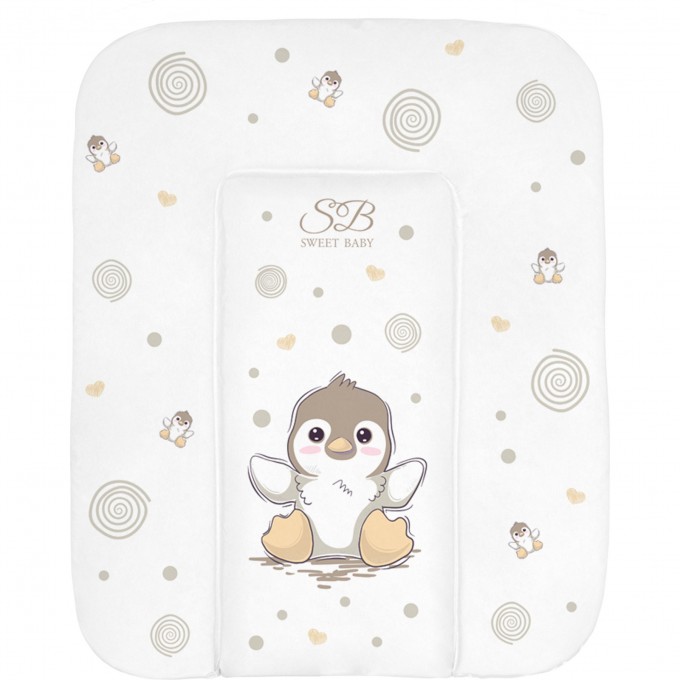 Пеленальный матрасик 58х71 см SWEET BABY PINGUINO Crema (пингвин бежевый) 426919 Пеленальный матрасик 58х71 см SWEET BABY PINGUINO Crema (пингвин бежевый) 426919
