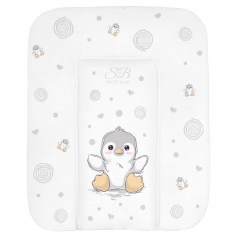 Пеленальный матрасик 58х71 см SWEET BABY PINGUINO Grigio (пингвин серый) Пеленальный матрасик 58х71 см SWEET BABY PINGUINO Grigio (пингвин серый)
