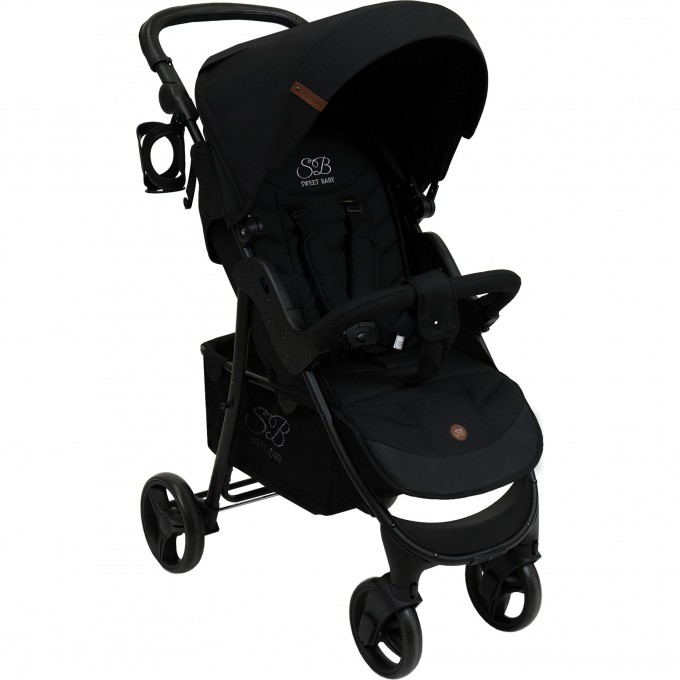 Прогулочная коляска SWEET BABY RAPIDO Black 426668 Прогулочная коляска SWEET BABY RAPIDO Black 426668