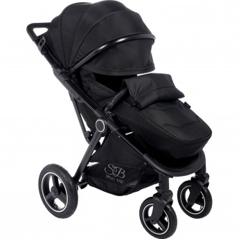 Прогулочная коляска SWEET BABY SUBURBAN COMPATTO Black (Air)