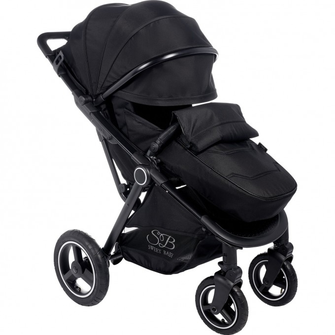 Прогулочная коляска SWEET BABY SUBURBAN COMPATTO Black (Air) 424164 Прогулочная коляска SWEET BABY SUBURBAN COMPATTO Black (Air) 424164