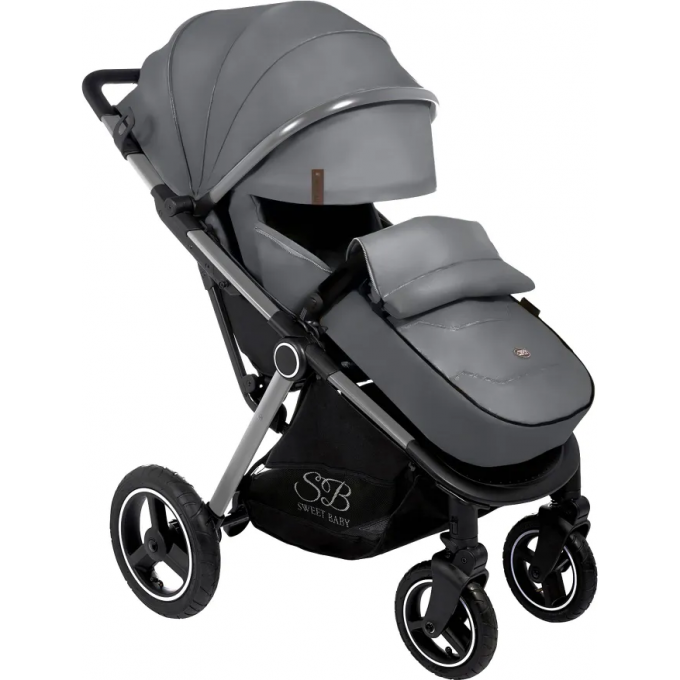 Прогулочная коляска SWEET BABY SUBURBAN COMPATTO Silver Gray (Air) 426793 Прогулочная коляска SWEET BABY SUBURBAN COMPATTO Silver Gray (Air) 426793